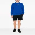 Tommy Hilfiger logo-embroidered track shorts - Blue
