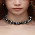 Marc Jacobs Polka Dot Statement necklace - Black