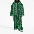 Marc Jacobs Monogram zip hoodie - Green