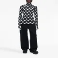 Marc Jacobs Spots hooded long-sleeve top - Black