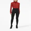 Ferragamo stripe-print long-sleeve shirt - Red