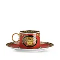 Versace Medusa espresso cup and saucer - Red