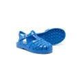 Mini Melissa round-toe buckled jelly shoes - Blue