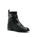 Michael Kors Rory logo-plaque boots - Black