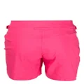 TOM FORD belted-tab swim shorts - Pink