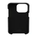 TOM FORD logo-lettering leather iPhone 13 case - Black
