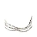 Jennifer Behr Calla crystal-embellished necklace - Silver