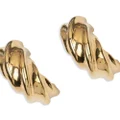 Jennifer Behr Aaryn twisted earrings - Gold
