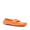 Gianvito Rossi Monza leather loafers - Orange