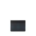 Burberry check-pattern leather cardholder - Blue