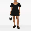 Calvin Klein Jeans Skater flared minidress - Black