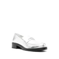 Stuart Weitzman Palmer 45mm leather loafers - Silver