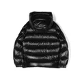Moncler Enfant Groseillier hooded quilted jacket - Black