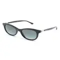 Jimmy Choo Eyewear ANNABETH/S 807 9O cat-eye-frame sunglasses - Black