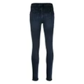 Armani Exchange high-rise skinny jeans - Blue