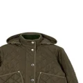 Burberry quilted classic-hood jacket - Green