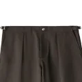 Burberry straight-leg cotton trousers - Brown