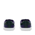 Burberry checked lace-up sneakers - Purple