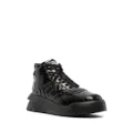 Versace Greca Odissea leather high-top sneakers - Black
