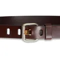 ETRO silver-tone leather belt - Brown