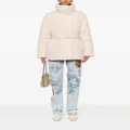 Calvin Klein crinkled belted down jacket - Neutrals