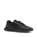 BOSS logo-plaque panelled sneakers - Black