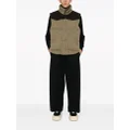 sacai padded tricot wool gilet - Neutrals