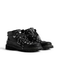 Dsquared2 leather hiking boots - Black