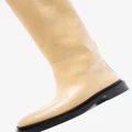 Jil Sander knee-length leather boots - Neutrals