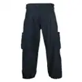 MSGM cargo-pocket cotton wide-leg trousers - Blue