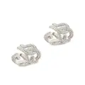 Dolce & Gabbana logo crystal-embellished earrings - Silver
