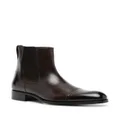 TOM FORD leather ChelseEdgar leather Chelsea bootsa boots - Brown