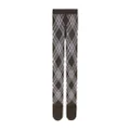 Burberry check-pattern wool blend tights - Brown