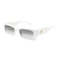 Linda Farrow rectangular-frame sunglasses - White