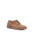 Alberto Fasciani lace-up suede derby shoes - Neutrals