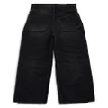 Balenciaga double-front wide-leg jeans - Black