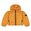Stone Island Junior Compass-patch padded jacket - Orange