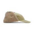 Burberry fleece-trim trapper cap - Green