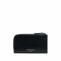 Common Projects logo-lettering leather wallet - Black