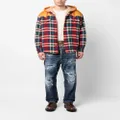Dsquared2 check-pattern hooded jacket
