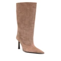 Sergio Rossi Liya 90mm suede boots - Brown