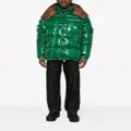 Moncler detachable-sleeves puffer jacket - Green