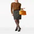 Miu Miu herringbone wool pencil skirt - Black
