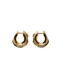 Burberry Hollow silver hoop earrings - Gold