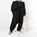 Yohji Yamamoto single-breasted blazer - Black