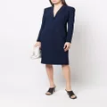 Ralph Lauren Collection Kailyn long-sleeve blazer dress - Blue