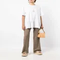 Fabiana Filippi cotton-linen peplum T-shirt - White