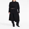 Proenza Schouler asymmetric wool-blend jumper - Black