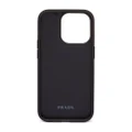 Prada iPhone 14 Pro padded-design case - Black