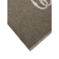 Bally logo-print wool scarf - Neutrals